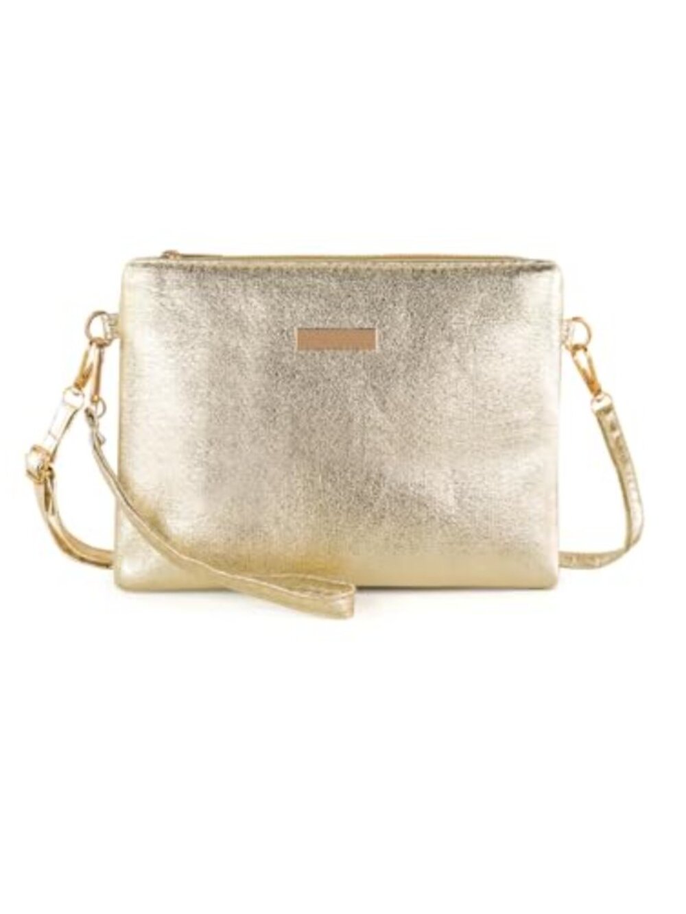 PU Leather Small Crossbody Phone Purse Detachable Wristlet Shoulder Strap